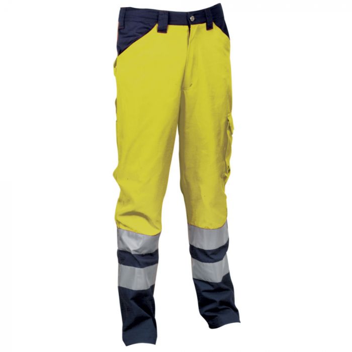 Cofra V331-0-03 Twinkle Bukser, Giallo Fluo/Navy, 1 stk., SCF-V331-0-03