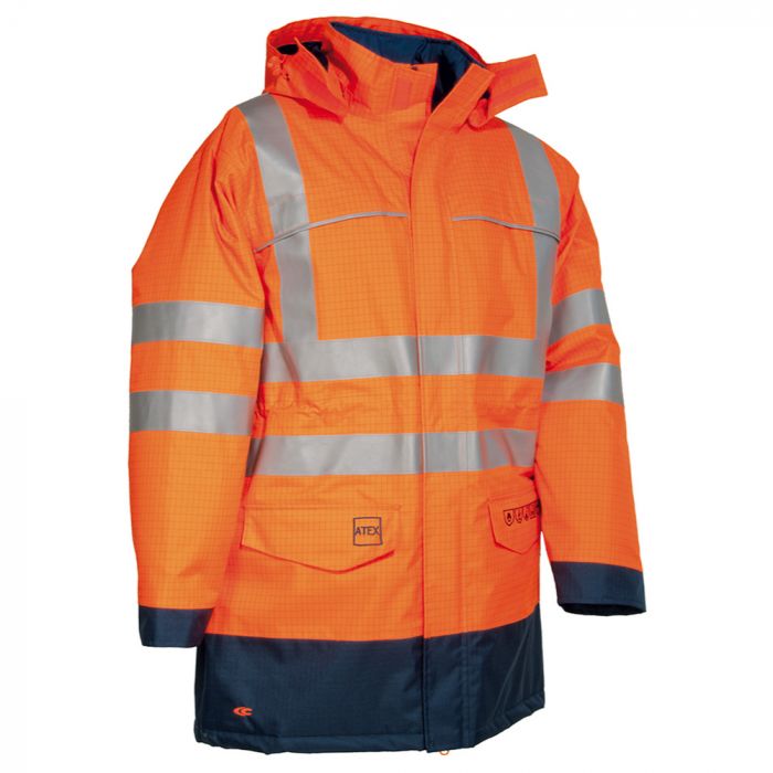 Cofra V342-0-02 St.Petersburg Parka, Arancio/Marine, 1 stk., SCF-V342-0-02