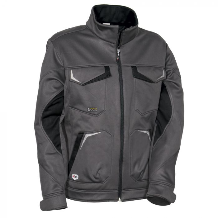 Cofra V483-0-06 Mirassol Softshell-jakke, antrasitt/nero/antrasitt, 1 stk., SCF-V483-0-06