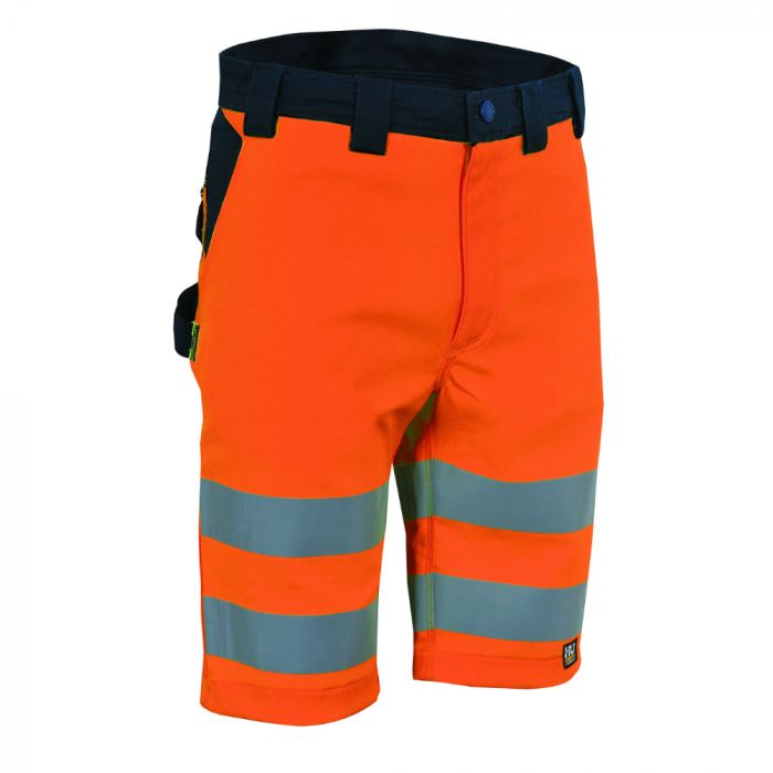 Cofra V602-0-02 Bejuma Shorts, Arancio Fluo/Navy, 1 stk., SCF-V602-0-02