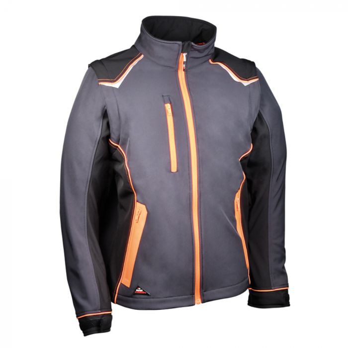 Cofra V643-0-04 Selters Softshell-jakke, Antrasitt/Nero/Ara, 1 stk., SCF-V643-0-04