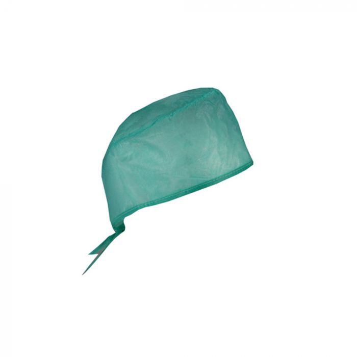 Cofra V665-0-K8 Hårkappe Kirurgisk Cap, Verde, 1 stk.