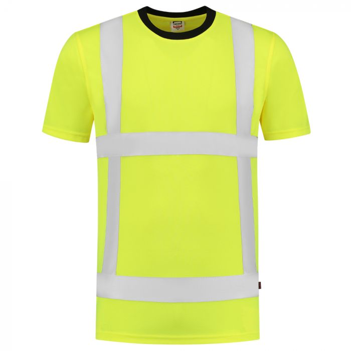 Tricorp Safety Rws Birdseye T-Skjorte 103005, Fluor Gul, 1 Stykke, SUT-103005Fluoryellow