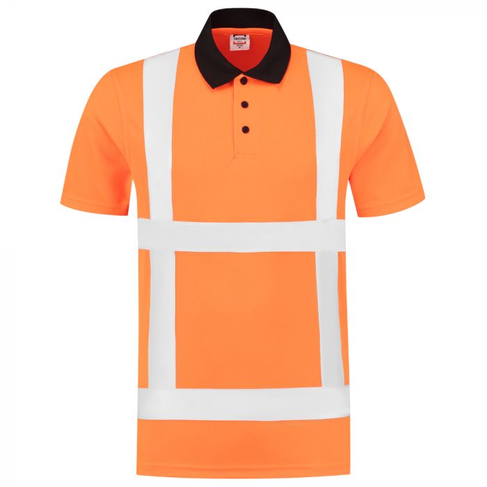 Tricorp Safety Rws Birdseye Polo 203006, Fluor Orange, 1 stk.