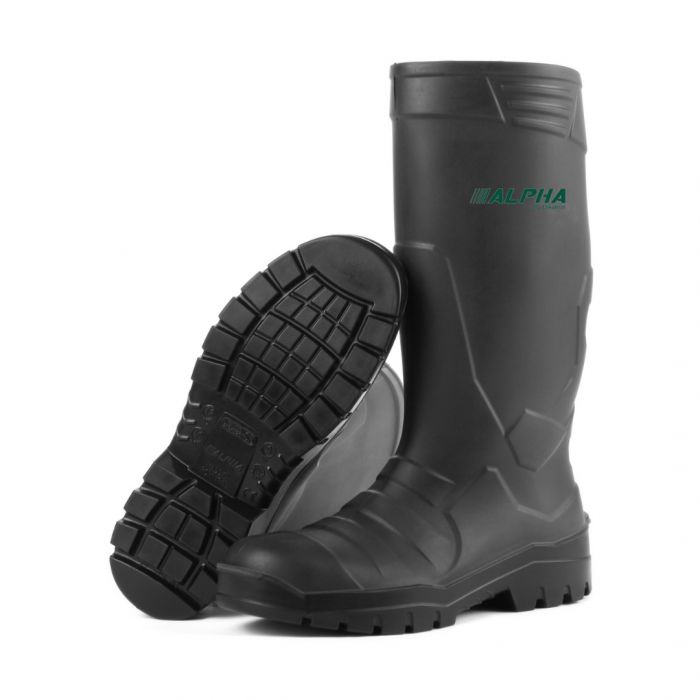 Bulldog 2610 Dikamar Alpha PU Safety Boots, S5, Green, 1 Pair, SBD-2610