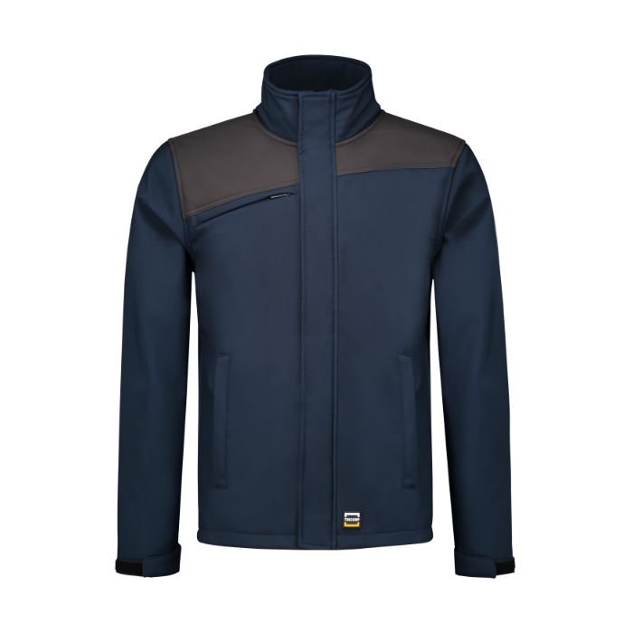 Tricorp Workwear Softshell Bicolor Kontrasterende Sømmer 402021, Blekkblå/Mørk Grå, 1 Stykke, SUT-402021InkDarkgrey