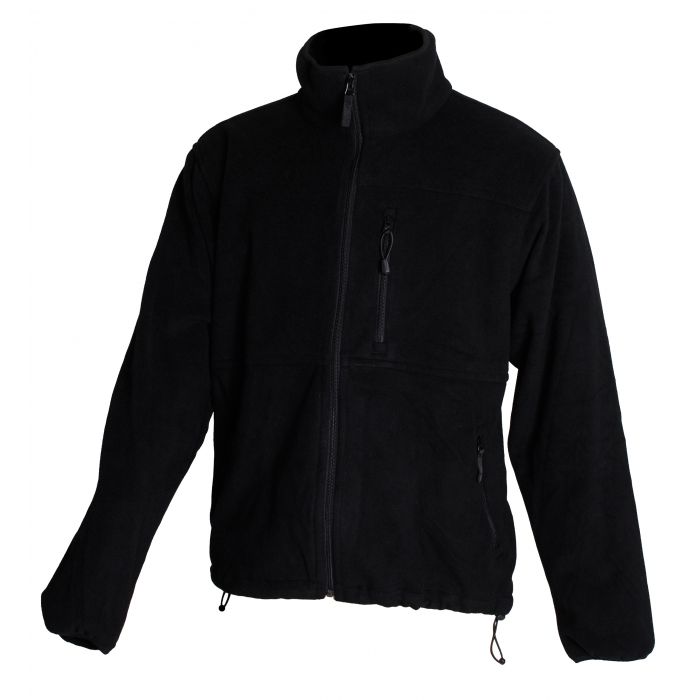 Bulldog 4029 Polar Fleece Jacket, Black, 1 Piece, SBD-4029