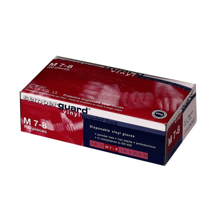 Semperguard Latexhansker HANSKE VINYL UPUDRET 9 A100, 1 Box, SSK-486020135