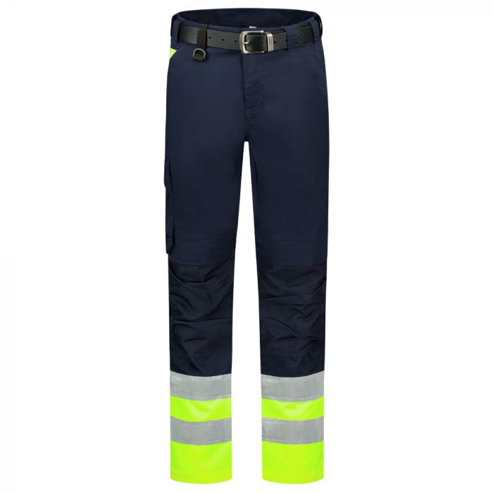 Tricorp Safety Arbeidsbukse Høy Syn 503012, Blekkblå/Fluor Gul, 1 Stykke, SUT-503012InkFluoryellow