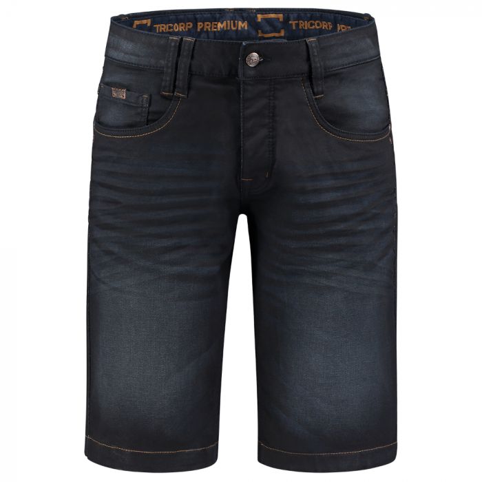 Tricorp Premium Stretch Denim Shorts 504010, Denimblå, 1 Stykke, SUT-504010Denimblue