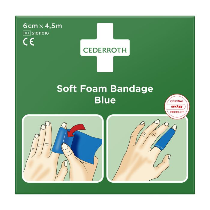 Cederroth PLASTER SOFT FOAM BANDAGE 4,5M, 1 ESKE, SSK-51011010