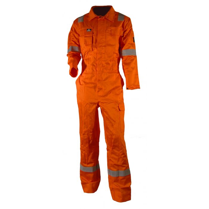 Bulldog 5208 Flame Retardant Coverall with Buttons, Orange, 1 Piece, SBD-5208