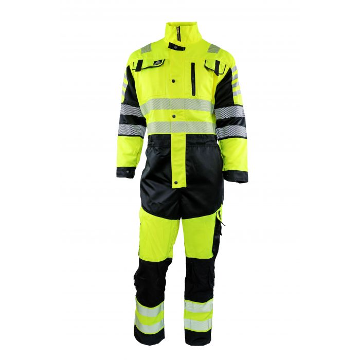 Bulldog 5750-2 Hi-Vis Coverall, Yellow/Black, 1 Piece, SBD-5750-2