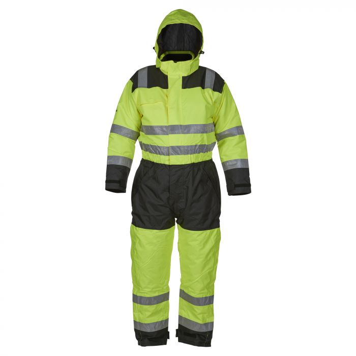 Bulldog 5760 Hi-Vis Padded Cotton Wool Coverall, Yellow/Black, 1 Piece, SBD-5760