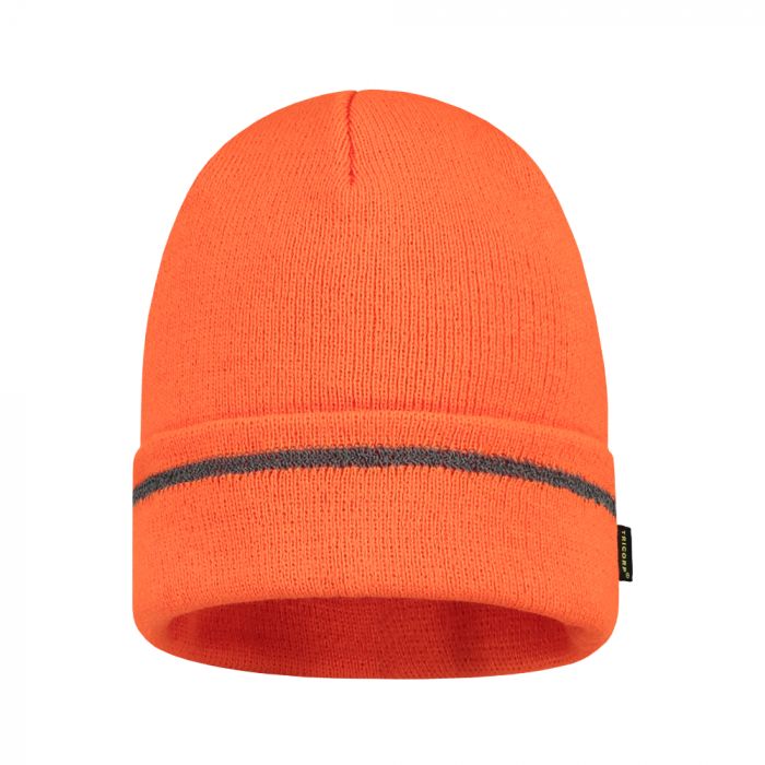 Tricorp Safety Refleks Hatt 653003, Fluor Oransje, 1 Stykke, SUT-653003FluororangeOneSize