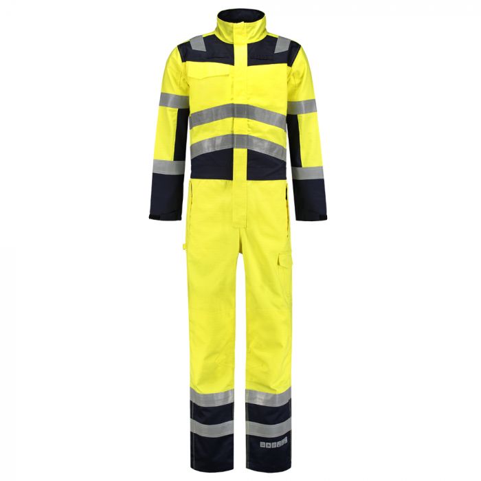 Tricorp Safety Overall Multi-Standard Bicolor 753002, fluorgul/blekk, 1 stk.