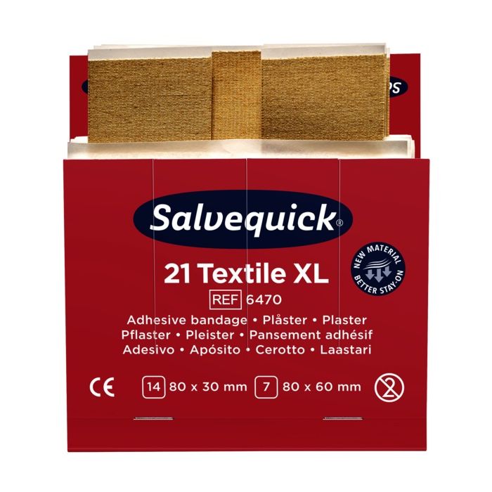 Cederroth PLASTER SALVEQUICK TEXTILE XL 6470, 1 ESKE, SSK-77100774