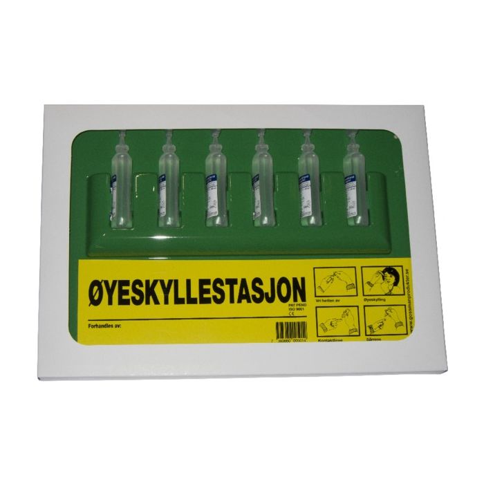 Medical Care System Førstehjelpsutstyr ØYESKYLLESTASJON MCS 501 95501-10, 1 Piece, SSK-80110000