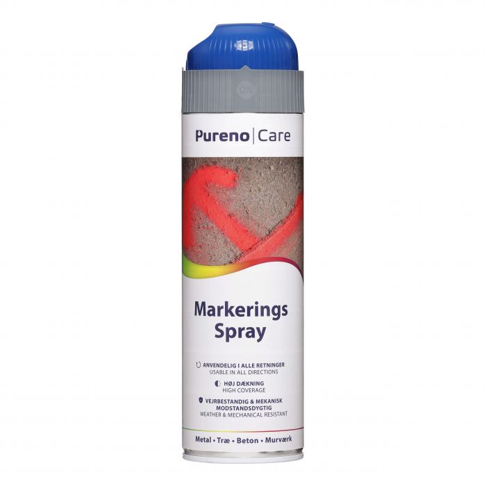 Pureno Marking Spray, Blå, 500 ml, SPN-888831