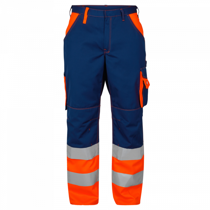 Engel Safety EN ISO 20471 bukse, Marineblå/Hivis oransje, SEW-2505-785-610