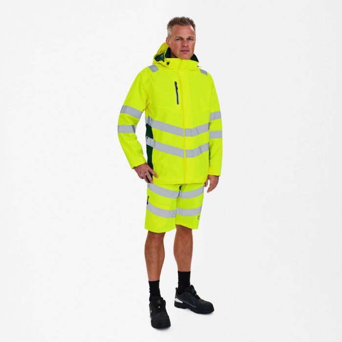 Engel Safety parkasskalljakke, Hivis Gul/Grønn, SEW-1145-930-381