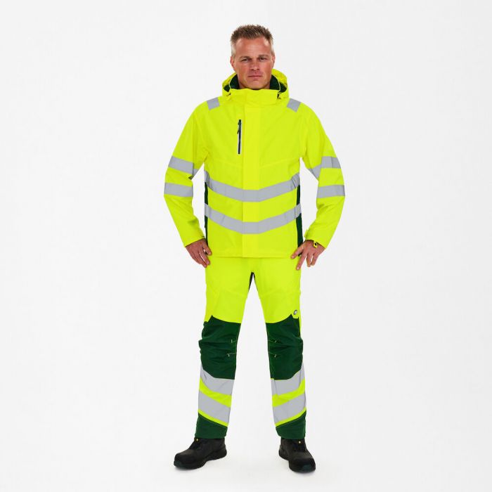 Engel Safety skalljakke, Hivis Gul/Grønn, SEW-1146-930-381