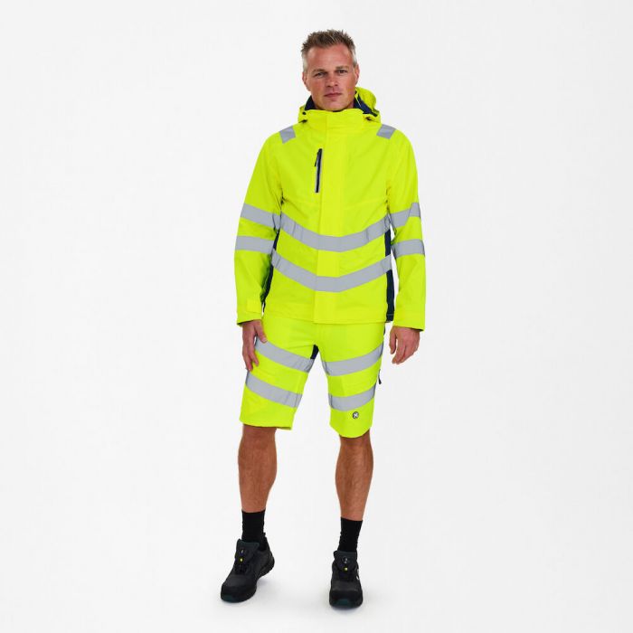 Engel Safety skalljakke, Hivis Gul/Blått blekk, SEW-1146-930-38165