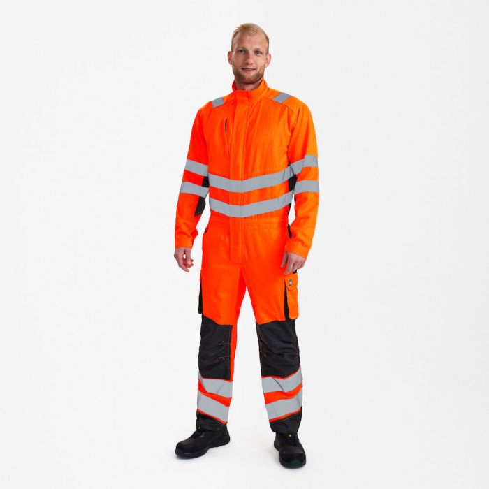 Engel Safety Light kjeledress, Hivis Oransje/Antrasittgrå, SEW-4545-319-1079