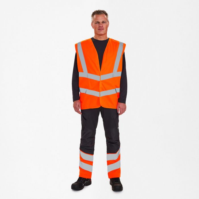 Engel Safety refleksvest, Hivis Oransje, SEW-5029-240-10