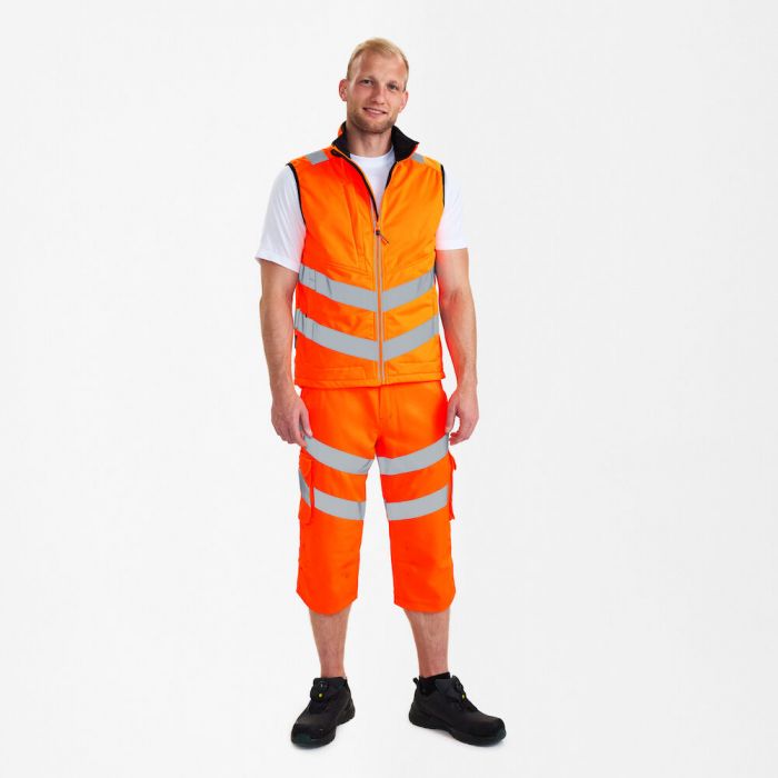 Engel Safety softshell vest, Hivis Oransje, SEW-5156-237-10