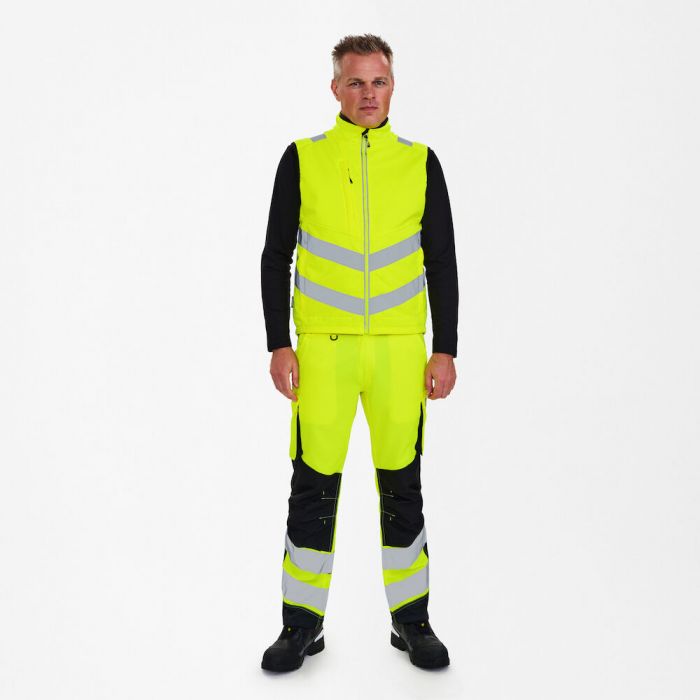 Engel Safety softshell vest, Hivis gul, SEW-5156-237-38