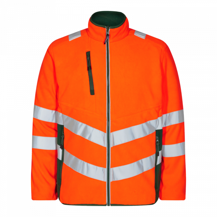 Engel Safety fleecejakke, Hivis Oransje/Grønn, SEW-1192-236-101