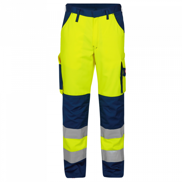 Engel Safety EN ISO 20471 Light bukse, Hivis Gul/Marineblå, SEW-2501-525-3806