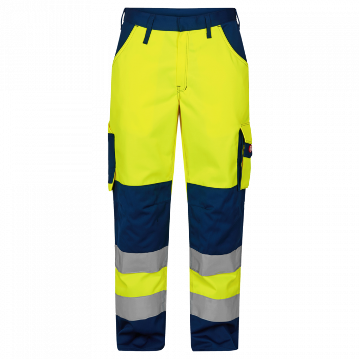 Engel Safety EN ISO 20471 bukse, Hivis Gul/Marineblå, SEW-2501-775-3806