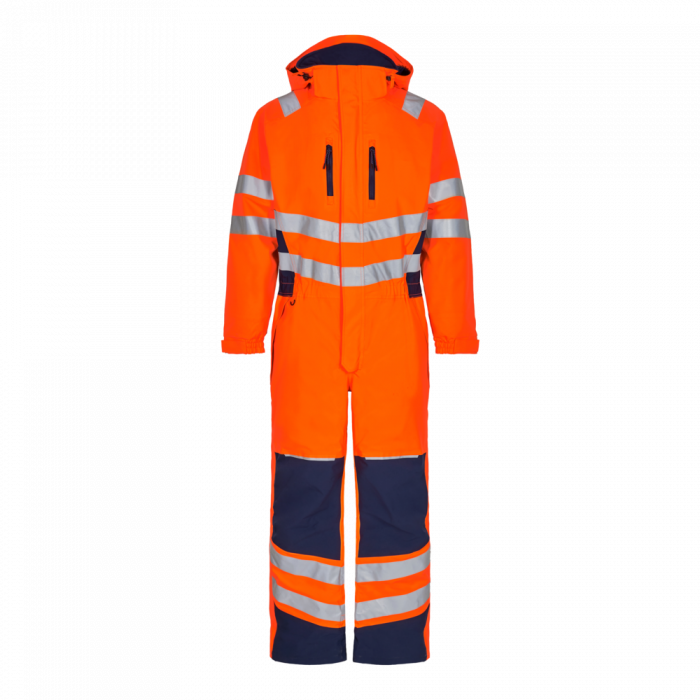 Engel Safety vinter kjeledress, Oransje/Blått blekk, SEW-4946-930-10165