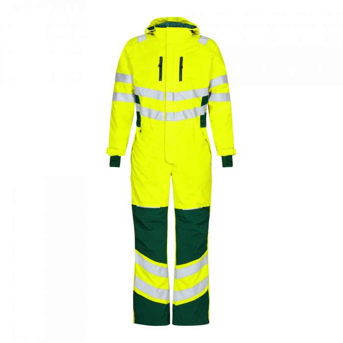 Engel Safety vinter kjeledress, Hivis Gul/Grønn, SEW-4946-930-381