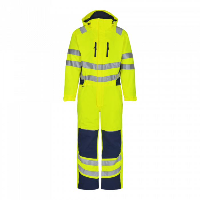 Engel Safety vinter kjeledress, Hivis Gul/Blått blekk, SEW-4946-930-38165