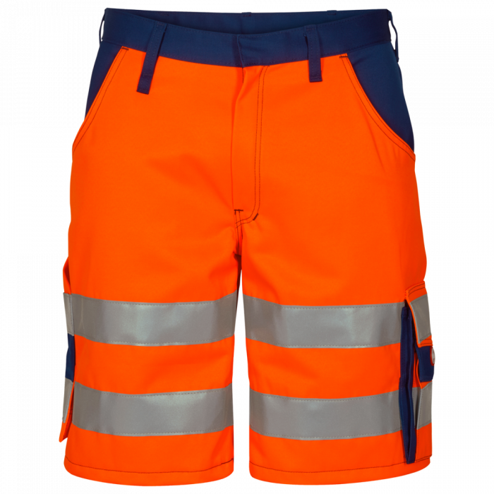 Engel Safety EN ISO 20471 shorts, Hivis Oransje/Marineblå, SEW-6501-770-1006