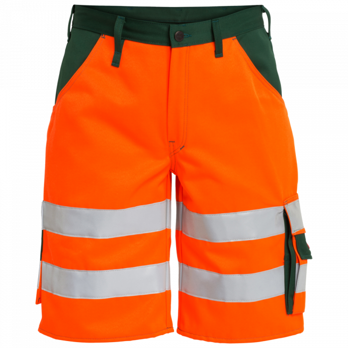 Engel Safety EN ISO 20471 shorts, Hivis Oransje/Grønn, SEW-6501-770-101