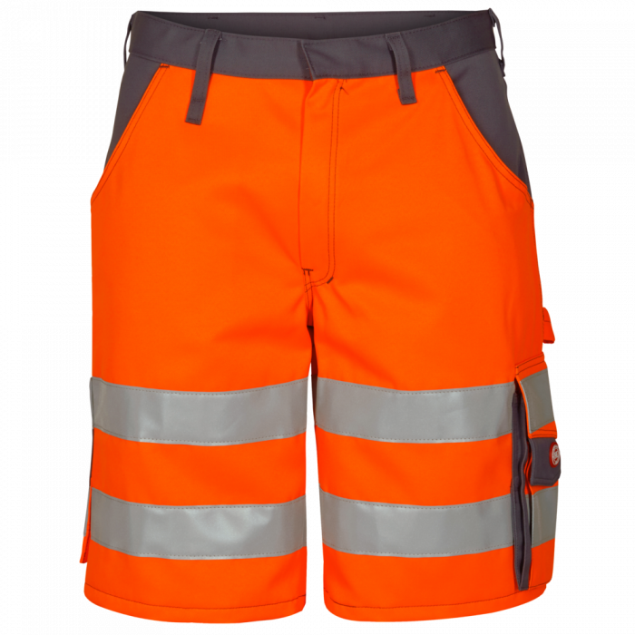 Engel Safety EN ISO 20471 shorts, Hivis oransje/Grå, SEW-6501-770-1025