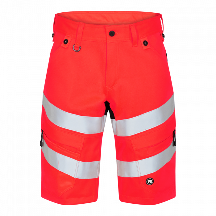 Engel Safety shorts, Hivis Rød/Svart, SEW-6546-314-4720