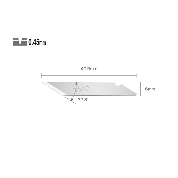 Olfa KNIVBLAD KB A25, 240 BLISTERKORT, SHK-445016