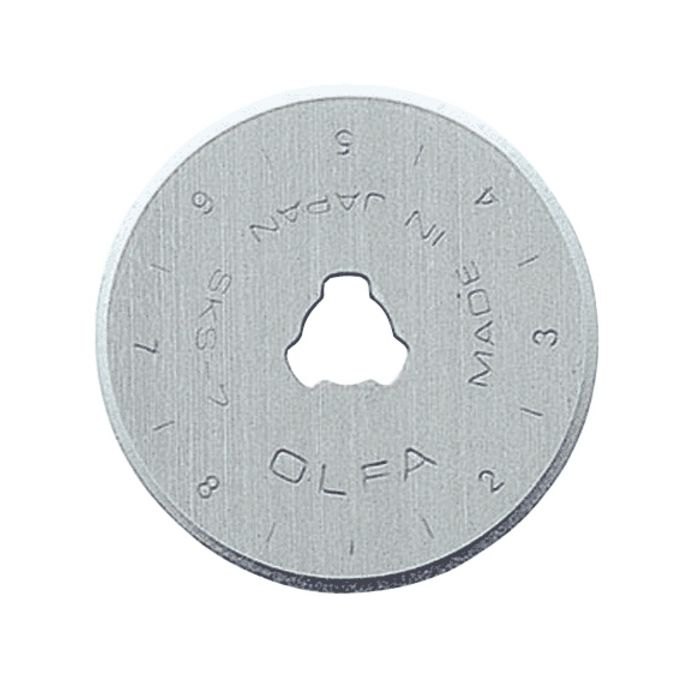 Olfa KNIVBLAD ROTERENDE RB28-10 Ø28 A10, 6 BLISTERKORT, SHK-445023