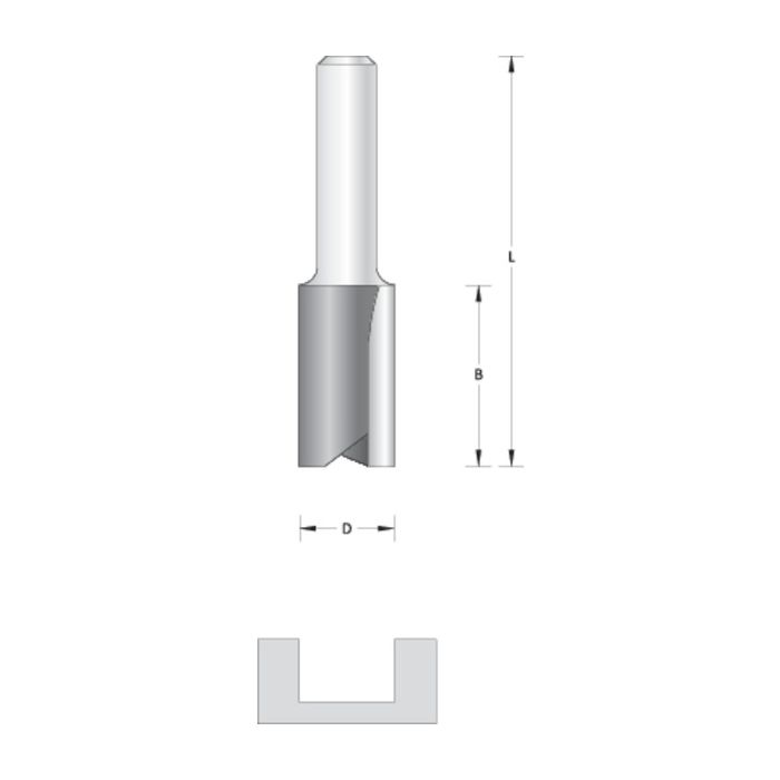 Hikoki NOTFRES 3MM M/2 SKJÆR 11/51MM, 1 BLISTERKORT, SHK-66754051