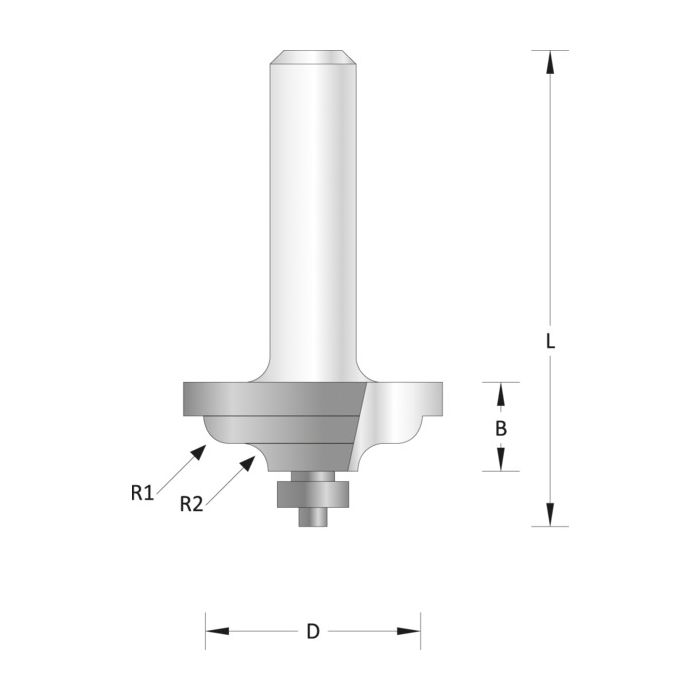 Hikoki PROFILFRES 34,9MM M/STYRELAGER 2TR, 1 BLISTERKORT, SHK-66754114