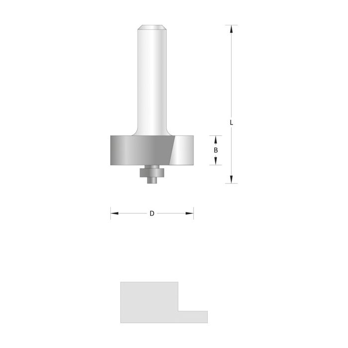 Hikoki FALSFRES 31,7MM M/STYRELAGER, 1 BLISTERKORT, SHK-66754098