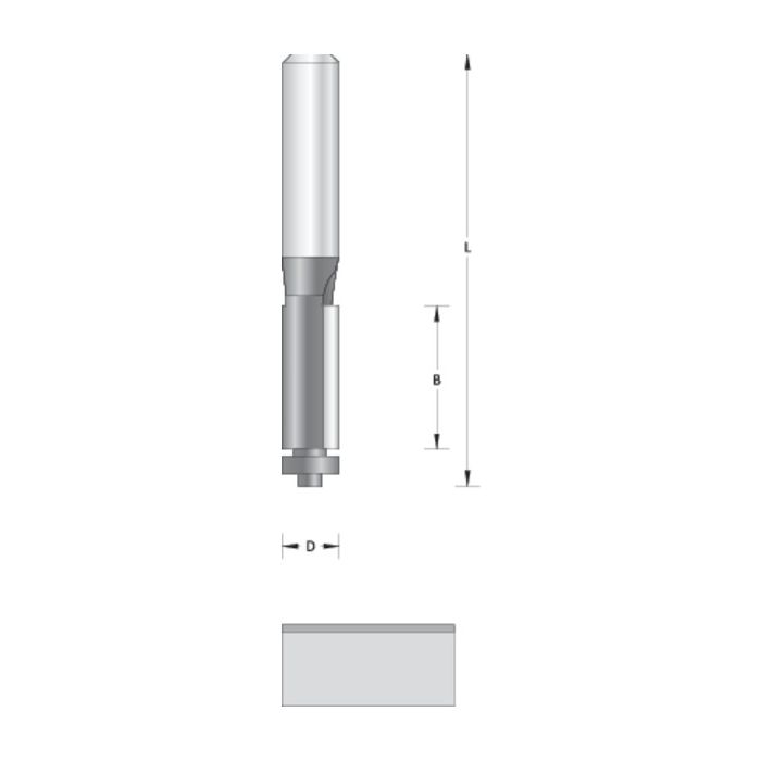 Hikoki KANTFRES 90GR 12,7MM M/STYRELAG 2SK, 1 BLISTERKORT, SHK-66754109