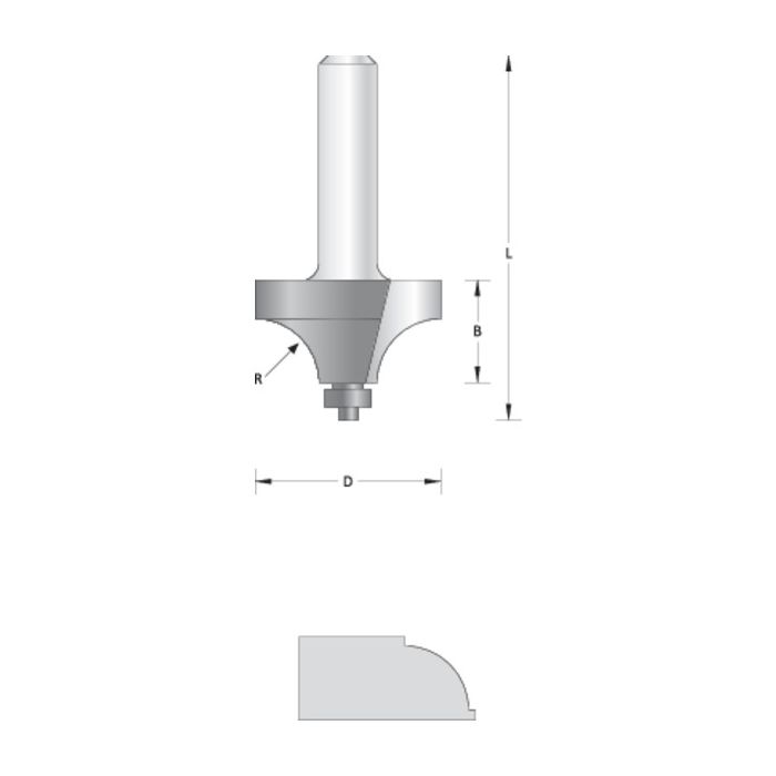 Hikoki KVARTSTAFFRES 22,2MM M/STYRELAGER, 1 BLISTERKORT, SHK-66754091