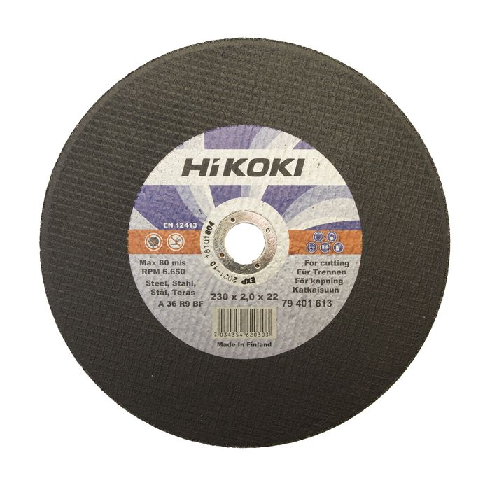 Hikoki *KAPPESKIVE STÅL 180X1,6MM, 10 STYKK, SHK-79403513