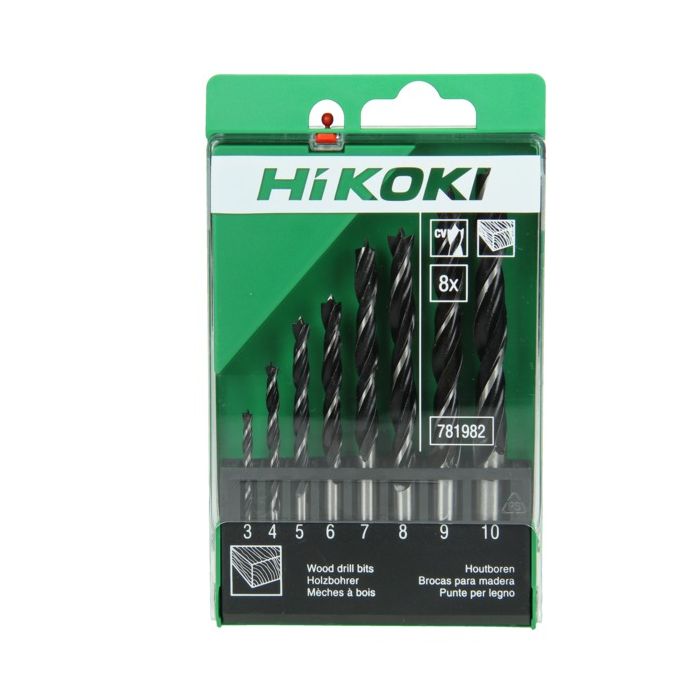 Hikoki TREBORSETT CV-SPIRAL 3-10MM A8, 1 SETT, SHK-66781982